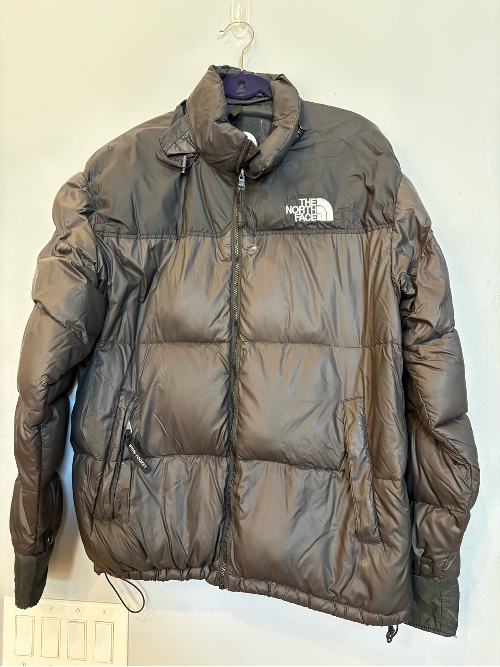The North Face 700 Down Puffer Jacket Men’s XL Black Flawed